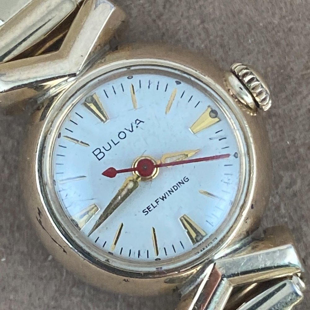 Vintage Bulova 1964 Watch Yellow 10 Karat Rolled Gold Case